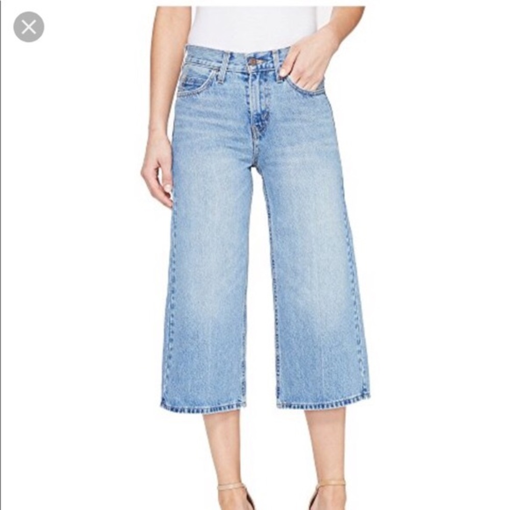 Levi’s Cropped Culotte/Wide Leg Jeans